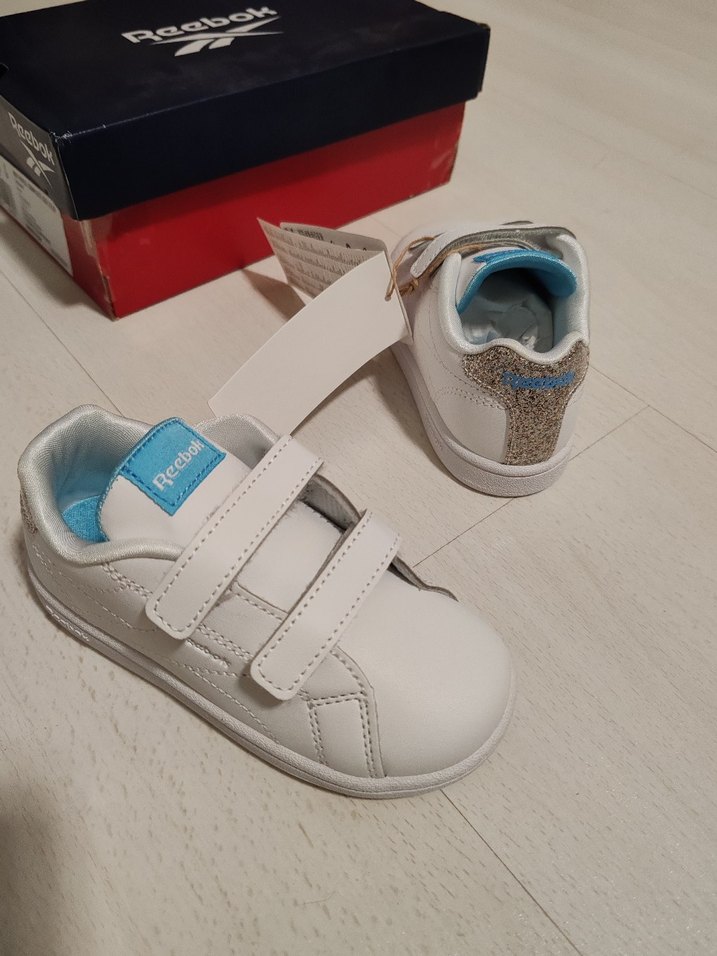 Beyaz  Çocuk Spor Ayakkabı Velcro 26.5 numara - Görsel 5