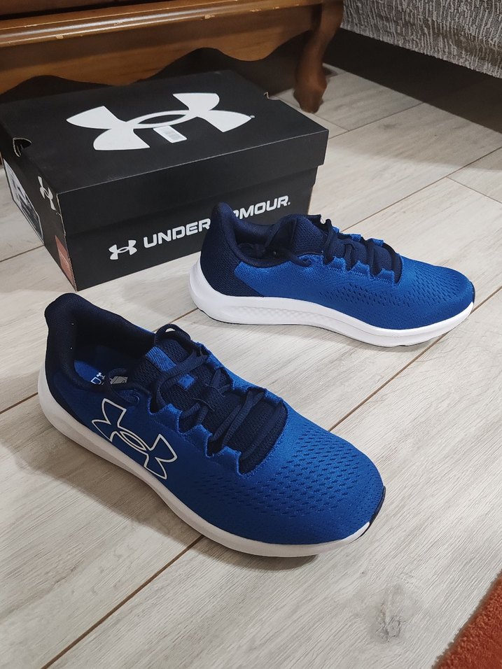 Mavi Under Armour Erkek Spor Ayakkabı - Görsel 3
