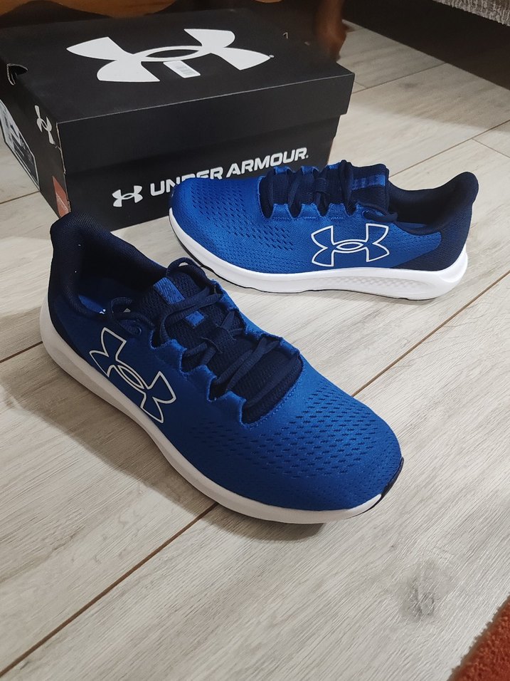 Mavi Under Armour Erkek Spor Ayakkabı - Görsel 4