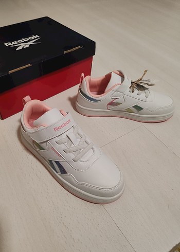 Kız Çocuk Beyaz Reebok Velcro Spor Ayakkabı - Görsel 5