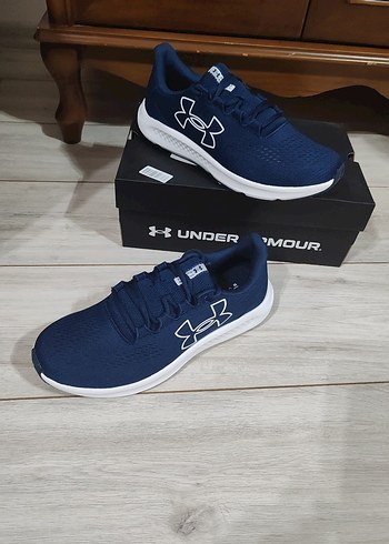 Erkek Lacivert Under Armour Spor Ayakkabı - Görsel 3