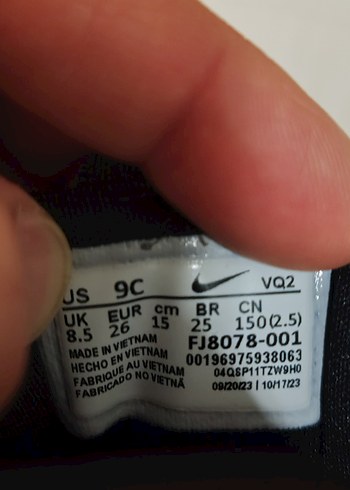 Kız Çocuk Siyah Spor Ayakkabı Velcro - Görsel 2