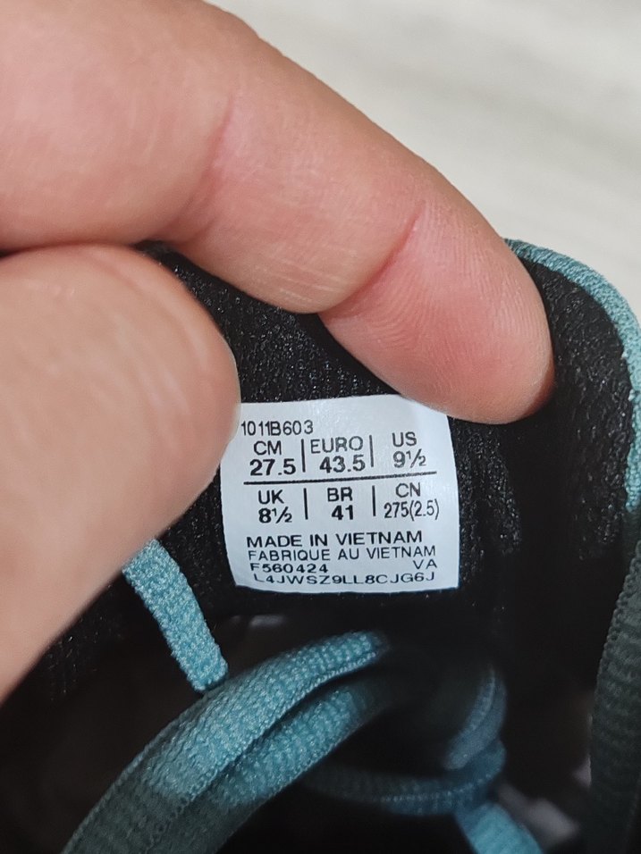 Erkek Mavi Asics Koşu Ayakkabısı Velcro 43.5 numara - Görsel 2