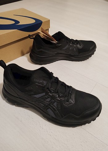 Siyah Erkek Spor Ayakkabı Velcro Bağcıklı 44.5 numara - Görsel 4