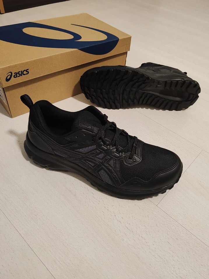 Siyah Erkek Spor Ayakkabı Velcro Bağcıklı 44.5 numara - Görsel 5