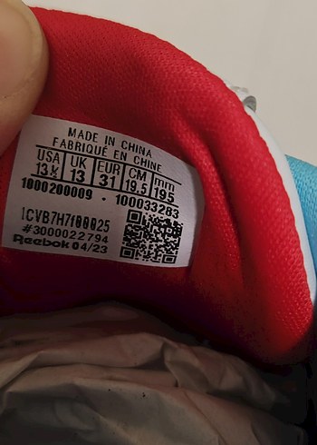 Kız Çocuk Beyaz Reebok Spor Ayakkabı - Görsel 4