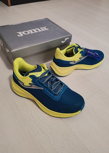 Joma Mavi-Sarı Spor Ayakkabı Velcro Bağcıklı 37 numara - Görsel 5