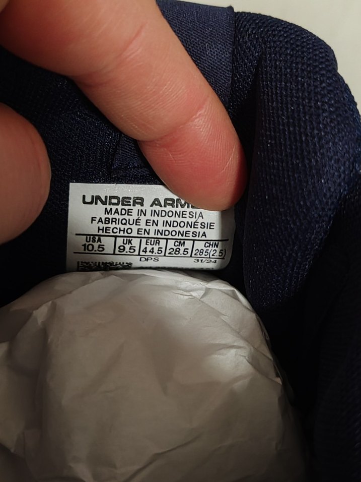 Under Armour Lacivert Erkek Spor Ayakkabı 44.5 numara - Görsel 3