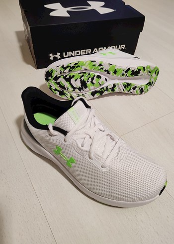 Under Armour Beyaz Erkek Spor Ayakkabı - Görsel 4
