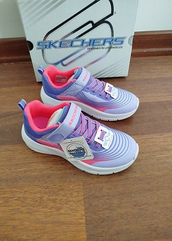 Kız Çocuk Renkli Skechers Sneakers - Görsel 6