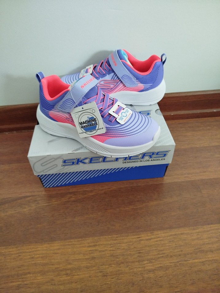 Kız Çocuk Renkli Skechers Sneakers - Görsel 4
