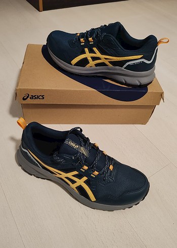 Erkek Lacivert Spor Ayakkabı Velcro Kayışlı - Görsel 2