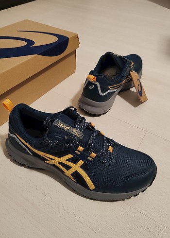 Erkek Lacivert Spor Ayakkabı Velcro Kayışlı - Görsel 5