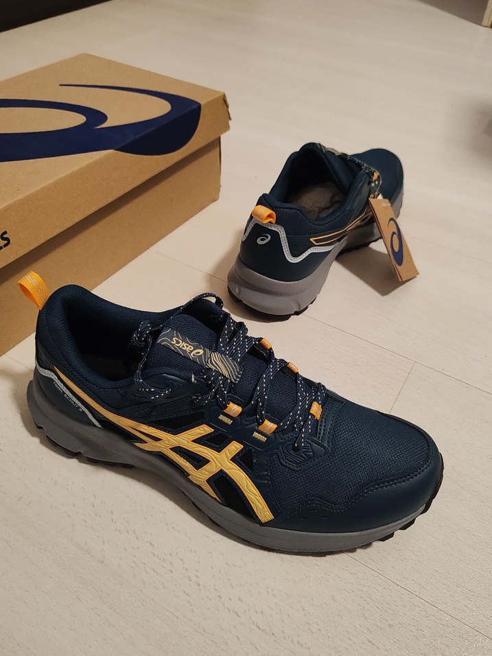 Erkek Lacivert Spor Ayakkabı Velcro Kayışlı - Görsel 5