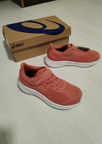 Kız Çocuk  Asics Spor Ayakkabı Velcro 32.5 numara - Görsel 4