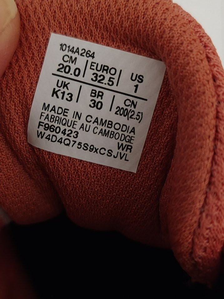 Kız Çocuk  Asics Spor Ayakkabı Velcro 32.5 numara - Görsel 2