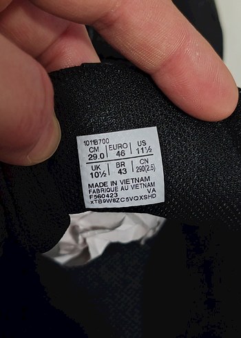 Asics Siyah Erkek Koşu ve Antrenman Ayakkabısı 46 numara outdoor - Görsel 3