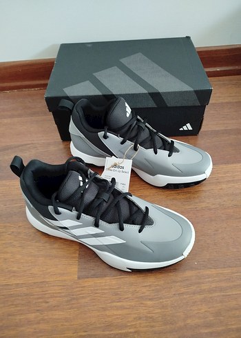 Gri Adidas Basketbol Ayakkabısı - Görsel 6