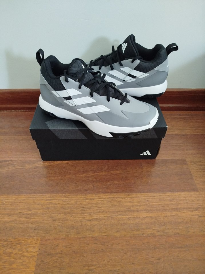 Gri Adidas Basketbol Ayakkabısı - Görsel 4