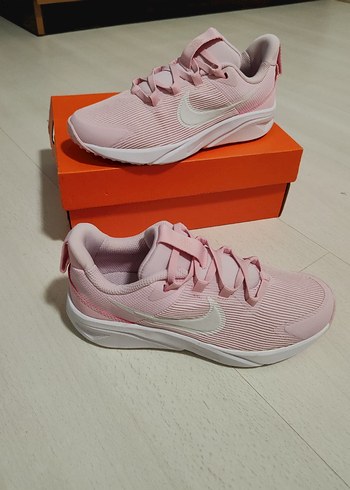 Nike Pembe Elastik Bağcıklı  Spor Ayakkabı - Görsel 6