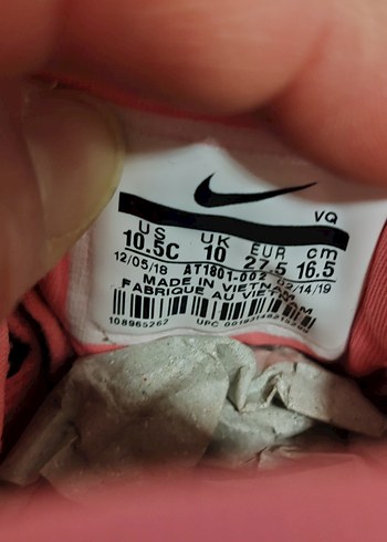 Kız Çocuk Siyah-Pembe Spor Ayakkabı 27.5 numara - Görsel 2