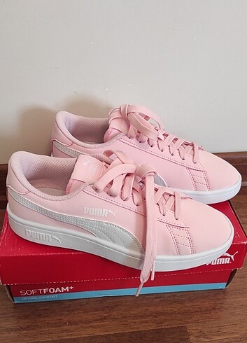 35 Beden ten rengi Renk Puma kız çocuk spor ayakkabı
