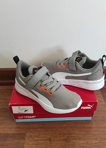 30 Beden gri Renk Puma çocuk spor ayakkabı 