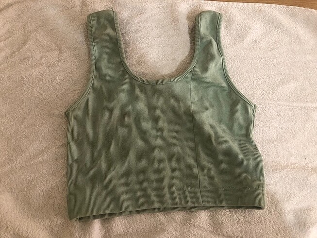 Zara Mint yeşili crop