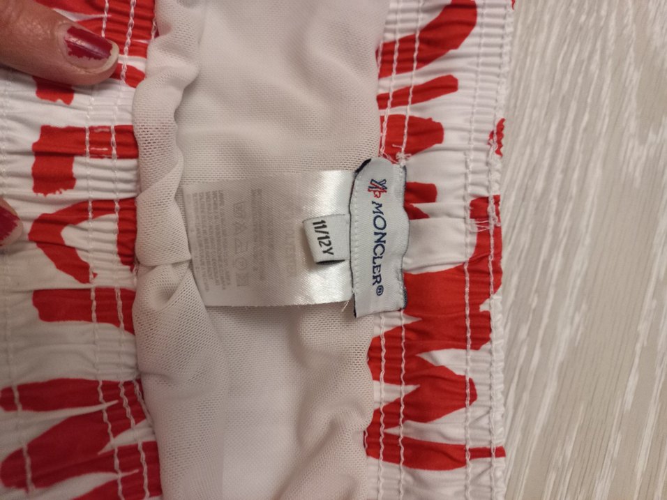 Gri Kırmızı Baskılı Erkek çocuk Şort Mayo - Görsel 2