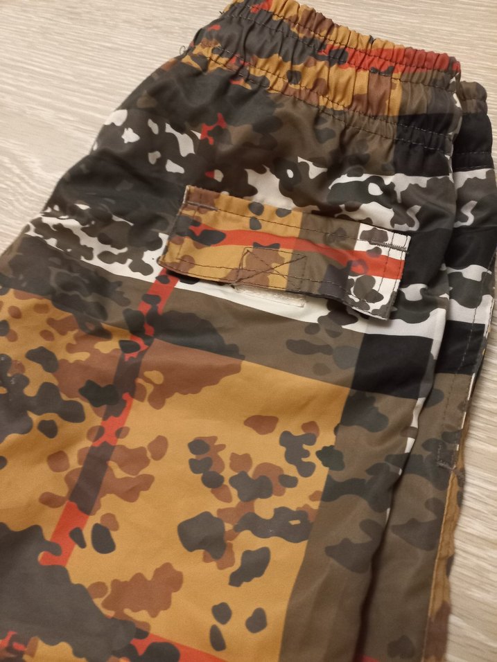 Kahverengi Kamuflaj Desenli Erkek çocuk mayo - Görsel 3