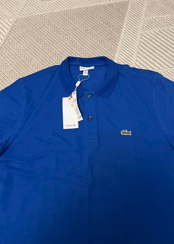 Lacoste Lacivert Düğmeli Polo Tişört - Görsel 2
