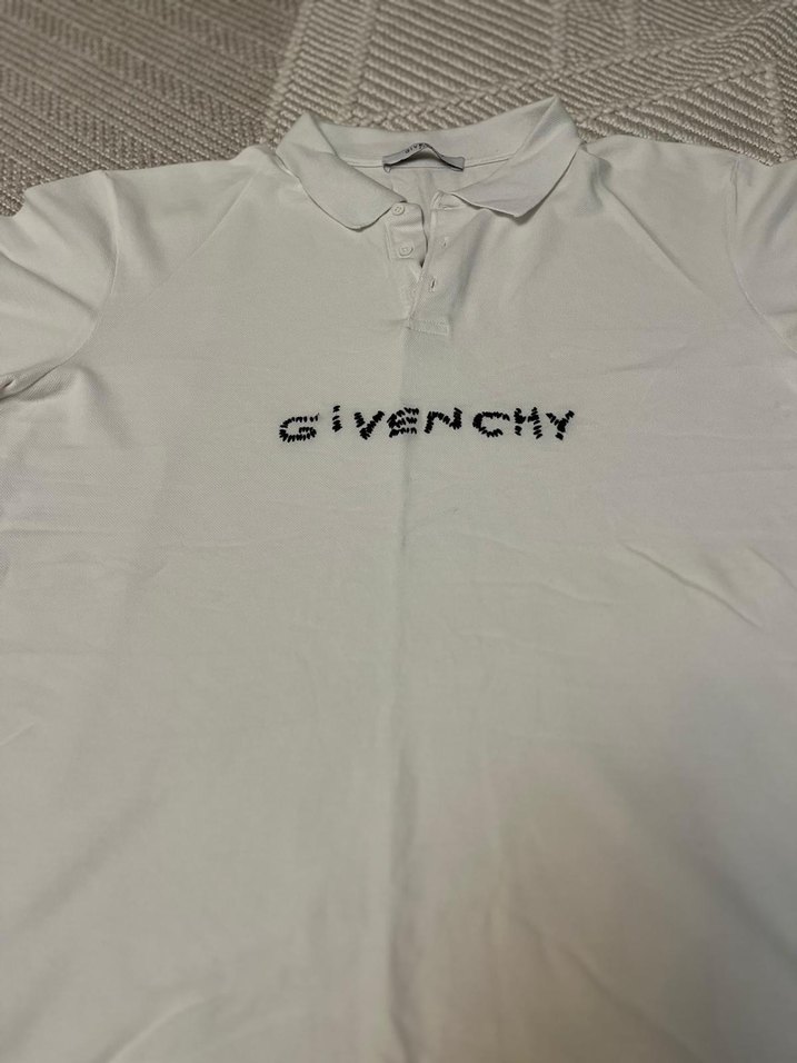 Givenchy Beyaz Erkek Polo Tişört - Görsel 2