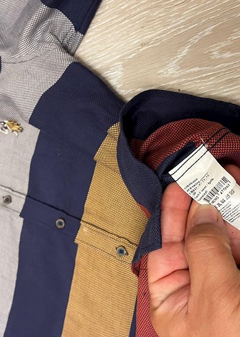 11-12 Yaş Beden Bordo Çizgili Kısa Kollu Erkek çocuk gömlek