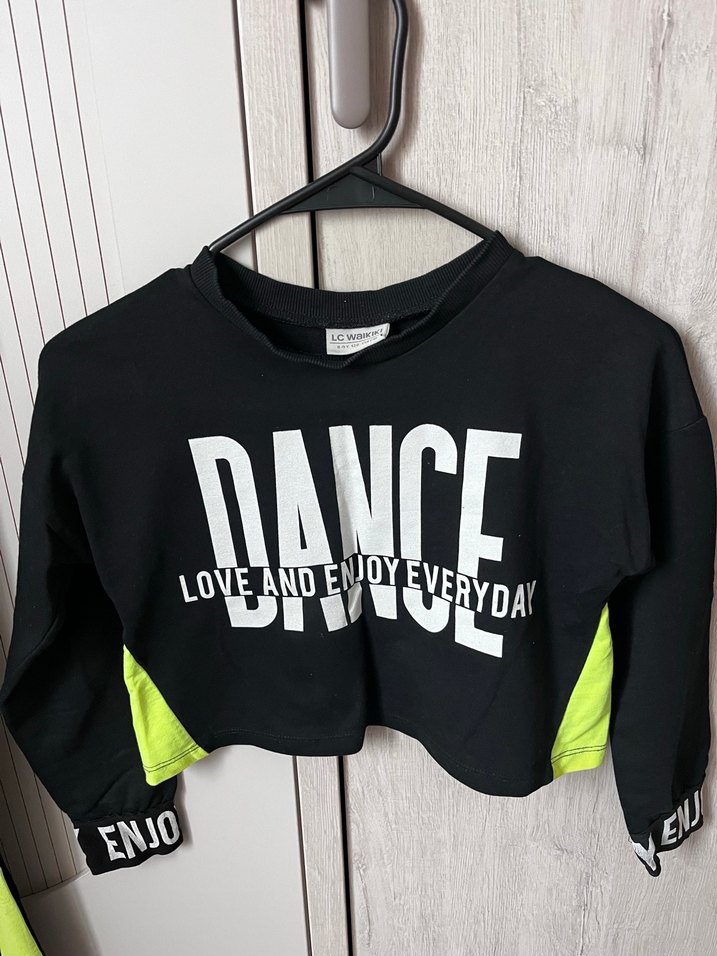 Siyah Neon Detaylı Kız Eşofman Takımı - Görsel 2