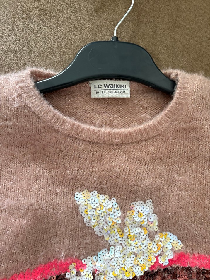 LC Waikiki Kız Çocuk Kazak - Görsel 2