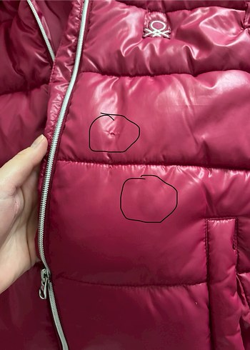 Benetton Kız Çocuk Montu - Görsel 4