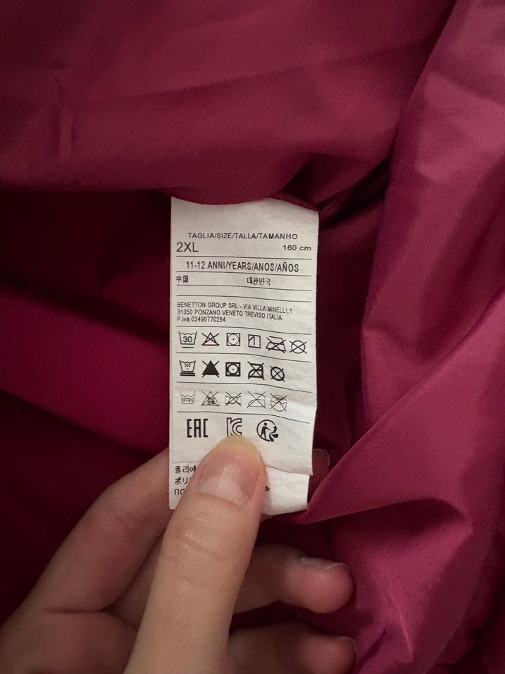 Benetton Kız Çocuk Montu - Görsel 5