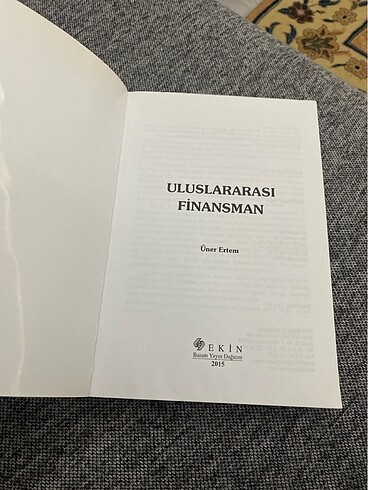 Uluslararası Finansman (Üner Ertem)