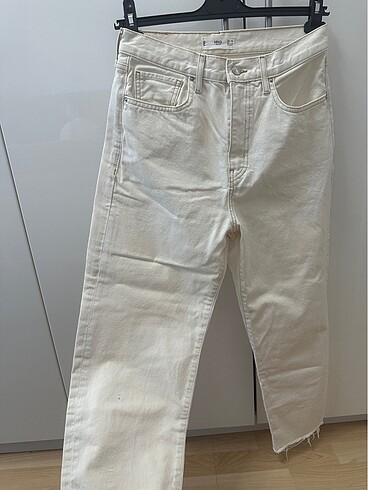 Mango Mango Widge Leg Ekru Jean