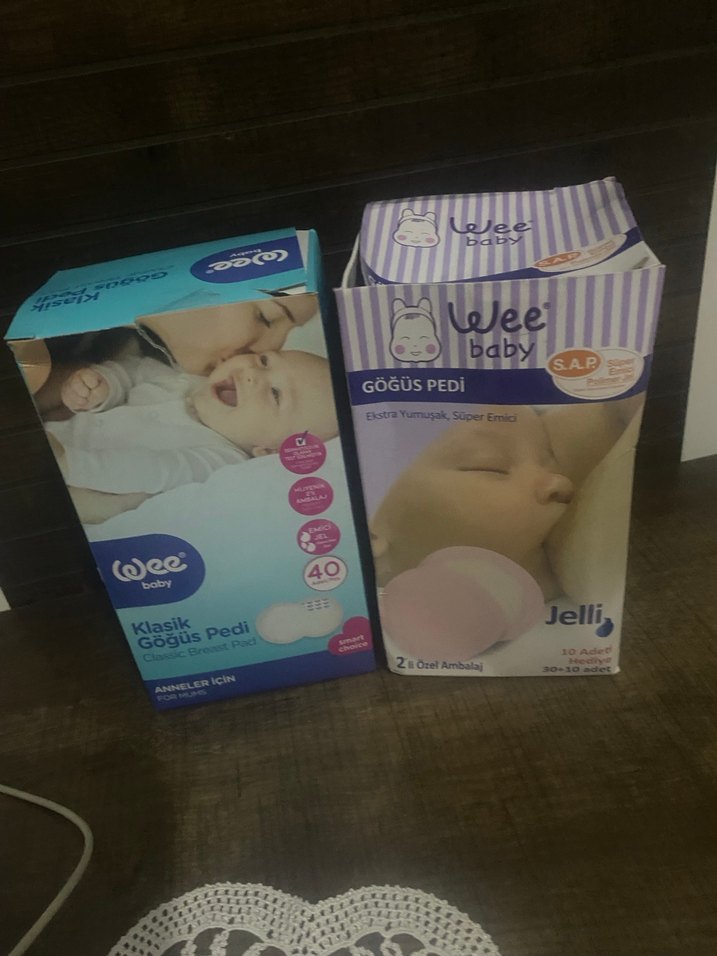 Wee Baby Beyaz Göğüs Pedi 40'lı - Görsel 2