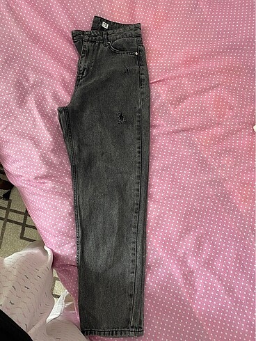 Zara Antrasit rengi mom jean