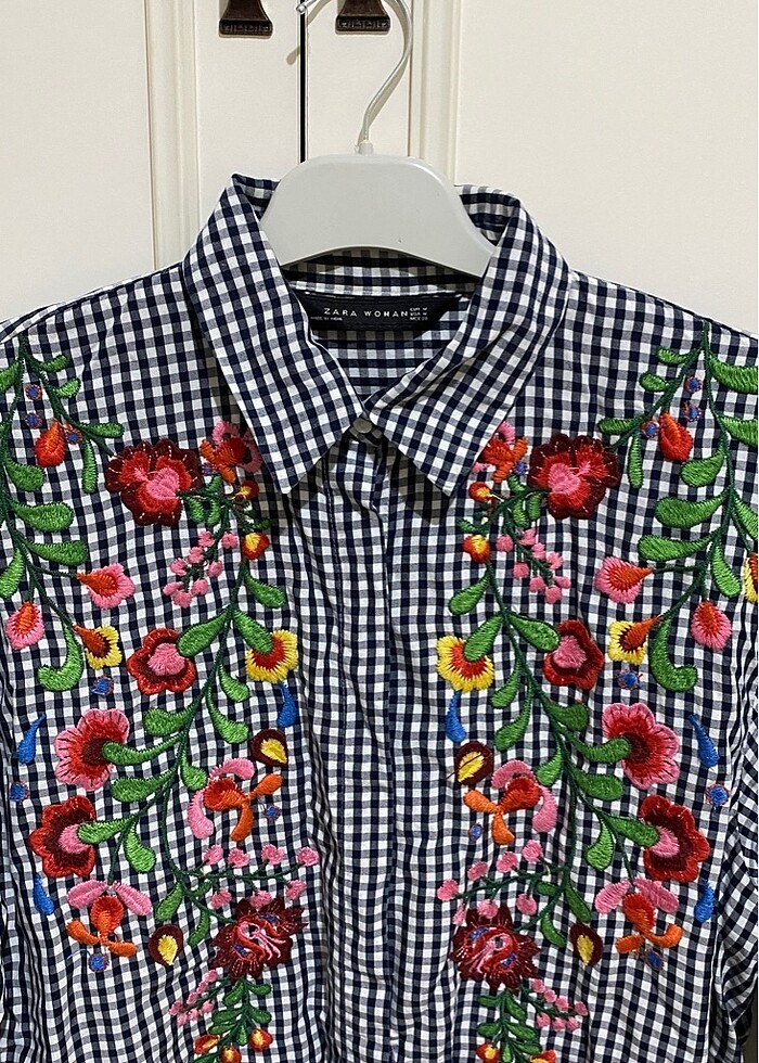 Zara m beden onden nakîslı oversize gömlek - Görsel 2