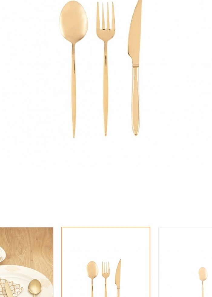 Emsan çatal kaşık bıçak takımı - Görsel 2