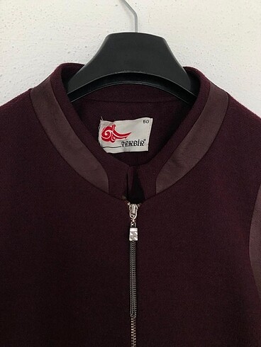 50 Beden bordo Renk TEKBİR PARDESÜ
