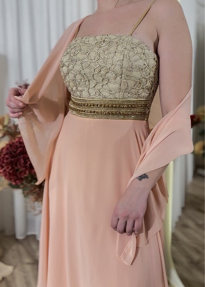 Şifon elbise - Görsel 2