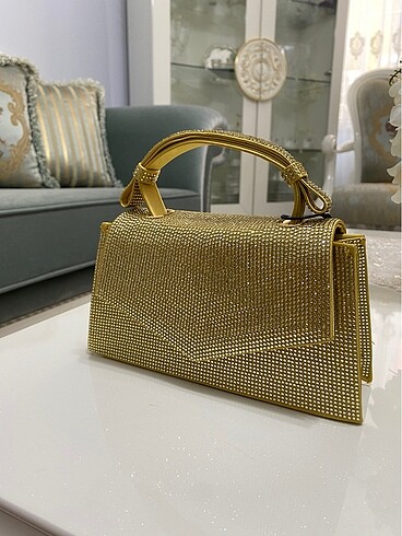 Zara Zara gold çanta
