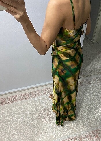 xs Beden çeşitli Renk Zara drapeli elbise