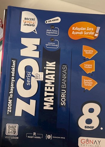 8. Sınıf Matematik Soru Bankası 6 kitap