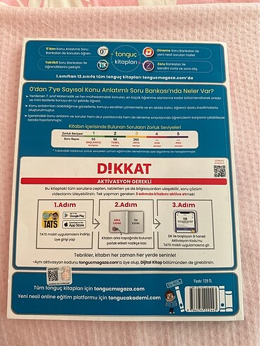  Tonguç 0'dan 7'ye sayısal