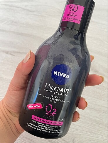 Nivea çift fazlı makyaj temizleme suyu